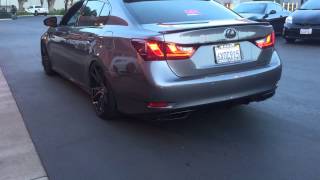 2013 GS350 FSport Full Invidia Exhaust Rev [upl. by Esil]