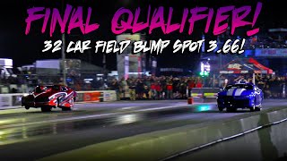 Final Qualifier  32 Car Field Bump Spot 366  The World Series of Pro Mod [upl. by Hal811]