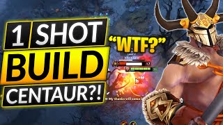 quotIM 1 SHOTTING EVERYTHINGquot  Best Build to Solo Carry  Dota 2 Centaur Warrunner Guide [upl. by Shaya]