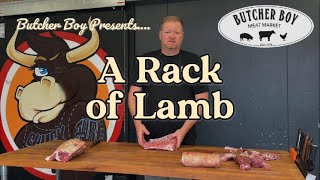 Cutting and Frenching a Rack of Lamb [upl. by Assirehs]