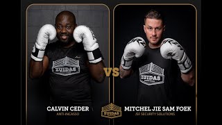 Zuidas Business Boxing 2024  Calvin Ceder vs Mitchel Jie Sam Foek [upl. by Lorry]