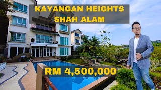 Kayangan Heights Luxury Bungalow 81 Beds 81 Baths RM 45M Contact Saiful Suffian 01160993708 [upl. by Port]