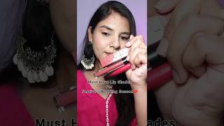 Must Have Lip Shades For Festive amp Wedding Season  shorts ashortaday lipstick  Adorable Adeeba [upl. by Notsle]