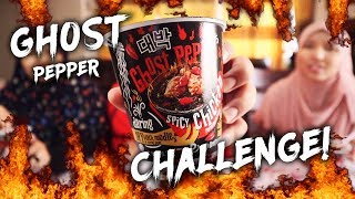 Mamee Daebak Ghost Pepper Challenge  bersama Sister Malaysia [upl. by Lehcsreh]