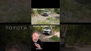 Raptor vs TRD Pro  A less than definitive head to head toyotatacoma fordranger offroad [upl. by Poucher]