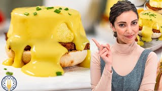 Vegan Eggs Benedict with Vegan Hollandaise Sauce [upl. by Annadal]