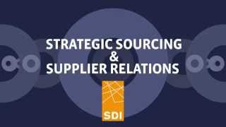 MRO Procurement SDIs Strategic Sourcing amp Supplier Relations [upl. by Burg639]