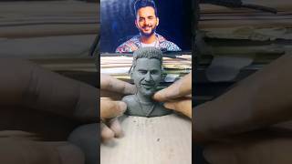 Clay art of Abhishek Malhan🔥😍fukrainsaan claysculpting art artist ytshorts [upl. by Chilcote136]