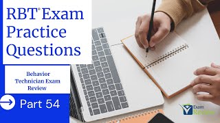 RBT® Practice Questions  Registered Behavior Technician® RBT® Exam Review  Part 54 [upl. by Nnayelhsa]