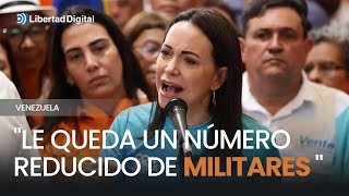 VENEZUELA  Corina Machado quotA Maduro solo le queda un número reducido de militaresquot [upl. by Ofori]