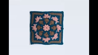 How to Crochet a Granny Square Pattern 222│by ThePatternFamily [upl. by Corny]