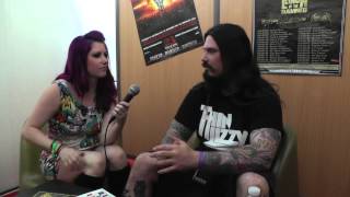 Amy Hag TotalRock interviews Crowbar Hellfest 2014 [upl. by Donnenfeld]