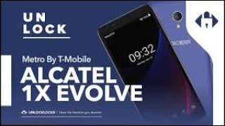 How To Unlock metro by TMobile ALCATEL 1X Evolve 5059Z  UNLOCKLOCKScom [upl. by Nadab141]