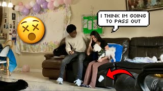 I PASSED OUT Prank On my Boyfriend funny [upl. by Scoles]