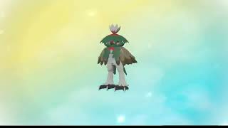 Pokemon Legends Arceus Shiny Rowlet evolving into shiny Hisuian Decidueye [upl. by Isidore]