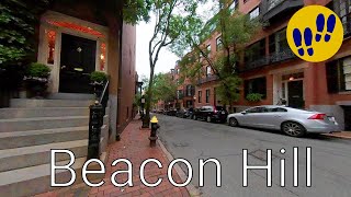 Most Beautiful Neighborhood in Boston  Walkthrough of Beacon Hill HD [upl. by Rosario401]