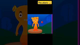 The aliens eyes and mouth are feeding kids cartoon cartoonvideo [upl. by Lah]