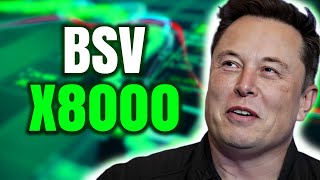 BSV  Elon Musk Predicts X8000  Detailed Analysis and Forecast 2024 💰📈 [upl. by Gilly]