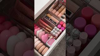 organize my makeup drawer with me🏹🤍✨ makeup makeuporganization makeupshorts asmrmakeup preppy [upl. by Salokin]