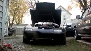 Supercharged Miata with a BOV [upl. by Klina687]