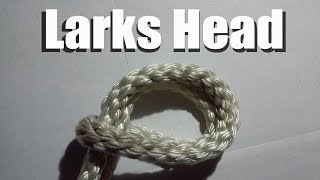 How to Tie A Larks Head Knot [upl. by Hecht]