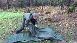 The basics of camping shelter and setting up a bivvy bag [upl. by Dupaix]