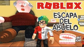 Abuelo Malvado en Roblox  ESCAPA DEL ABUELO LOCO  Roblox Obby Capitulo 6 [upl. by Ayatan]