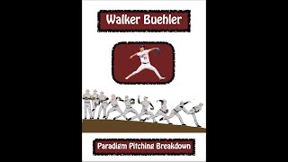 Walker Buehler Pitching Mechanics Breakdown baseball pitching pitchingmechanics pitchingdrills [upl. by Lorusso]