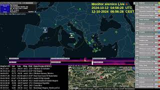 Terremoto Md 25 Campi Flegrei Napoli il 12 Ott 2024 alle 065423 prof 34 km [upl. by Miehar]