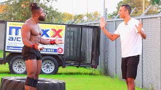 SAVAGESHAWN VS BODYBUILDER ALL PRANK COMPILATIONS [upl. by Hales]