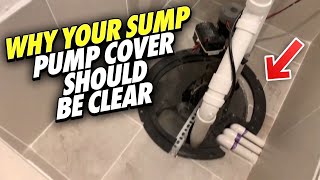 Why Your Sump Pump Cover Should Be Clear   Show it Kukla [upl. by Nyliahs]