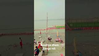 Ayodhya dham Ganga ndi Jai sree ram [upl. by Kcirret]