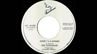 1979 HITS ARCHIVE Every 1’s A Winner  Hot Chocolate stereo 45 US single version [upl. by Oznole]