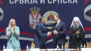 Serbia and Bosnian Serb entity adopt declaration on joint future [upl. by Peterson879]