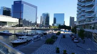 Time lapse Seaport Boston MA Beach Backbay [upl. by Nnywg]