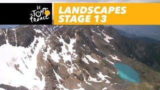 Landscapes of the day  Stage 13  Tour de France 2018 [upl. by Kashden]