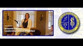 Leadership Breakfast 2016 Breanne Gleason [upl. by Bronnie]