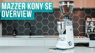 Mazzer Kony S Electronic Coffee Grinder A Quality Grinder for Cafes [upl. by Iorio]