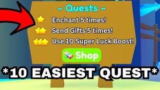 10 EASIEST QUEST 📜 In Pet Simulator X 🐾 Roblox [upl. by Arual]