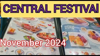 A LOOK AROUND CENTRAL FESTIVAL PATTAYA 2024 [upl. by Sabian]