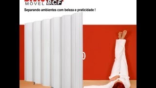 Monte seu Biombo Sanfonado  Divisoria Movel em PVC [upl. by Nahsrad]