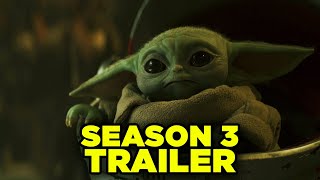 MANDALORIAN SEASON 3 TRAILER Reaction amp Footage Breakdown [upl. by Amuh]