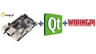 Probando GPIO con WiringPi y Qtcreator en la Orange Pi Win Plus [upl. by Tamsky]