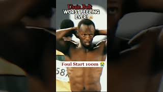 Usain bolt Foul😭 Start 2008 Breaks Olympics record 669secrunning world shorts [upl. by Tarah101]