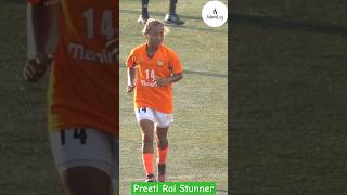 Preeti Rai stunner goal foryou nepalifootball footballedits fyp foryourpage footballshorts [upl. by Zined]