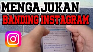 Cara Mengajukan Banding InstagramHarus sabar akun yang di non aktifkan [upl. by Anneyehc]