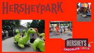 AMUSEMENT PARK HERSHEY PARK 🍫 KIDS RIDES PART 1🤗 [upl. by Nickey]