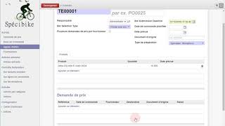 GESTION DES APPELS DOFFRE ODOO8 [upl. by Bena]