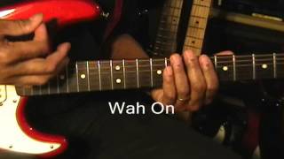 VOODOO CHILD Jimi Hendrix Guitar Tutorial 6 Wah Part 1 Scratch Guitar Lesson EricBlackmonGuitar [upl. by Natika717]