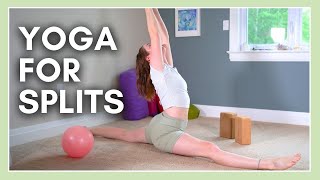 Yoga for Splits  Stretching Routine for Front Splits [upl. by Lacefield706]